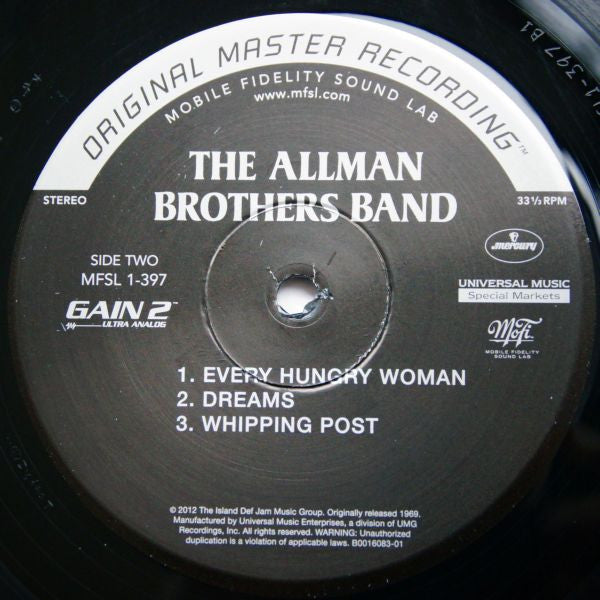 The Allman Brothers Band : The Allman Brothers Band (LP, Album, Ltd, Num, RE, RM, Gat)