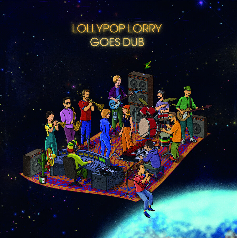 the album cover for Lollypop Lorry - Goes Dub