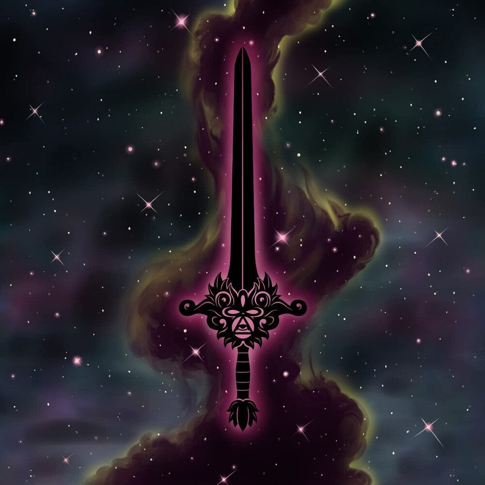 the album cover for Majic Sword - Awakening