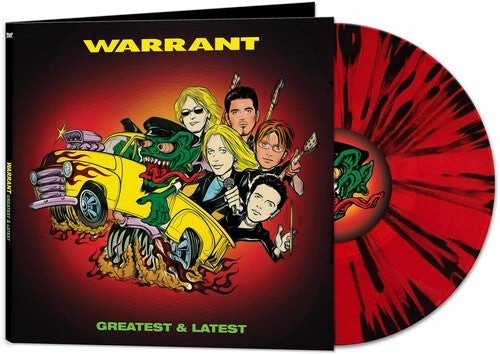 Warrant - Lo mejor y más reciente - Salpicaduras rojas y negras (vinilo)