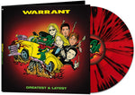 Warrant - Lo mejor y más reciente - Salpicaduras rojas y negras (vinilo)