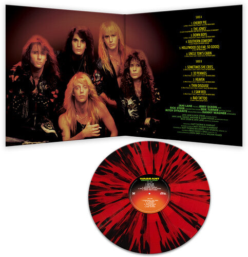 Warrant - Lo mejor y más reciente - Salpicaduras rojas y negras (vinilo)