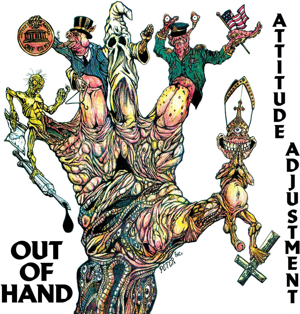 the album cover for Attitude Adjustment - Out Of Hand - Millennium Edition