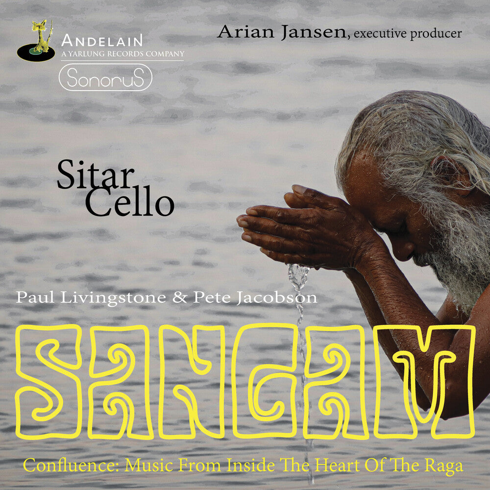 the album cover for Livingstone / Jacobson - Sangam