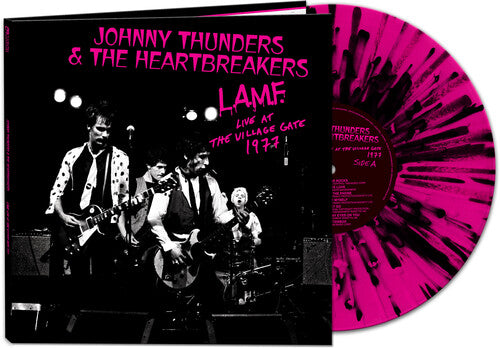 Johnny Thunders & Heartbreakers - L.A.M.F.Live At The Village Gate 1977 - pink/black splatter (Vinyl)