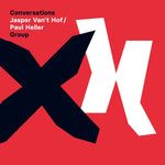 the album cover for Jasper HofVan't & Paul Heller Group - Conversations