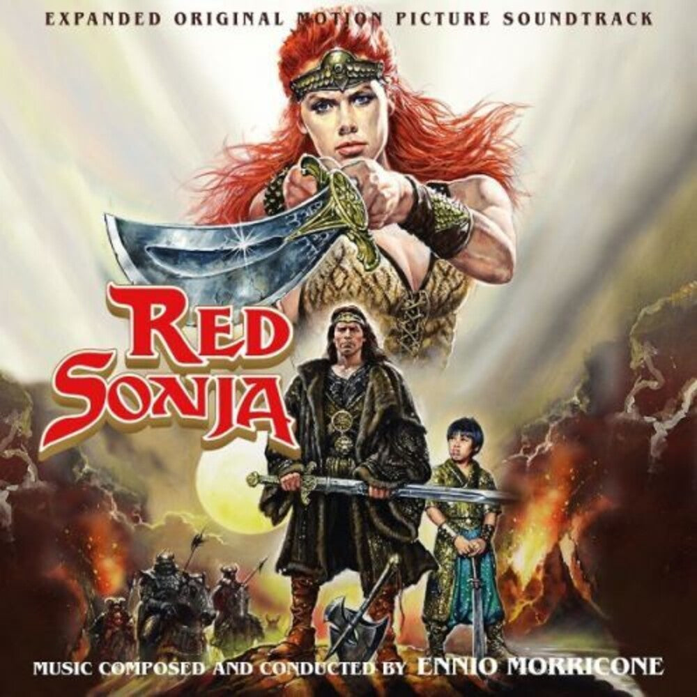 the album cover for Ennio Morricone(Exp) (Ita) - Red Sonja / O.S.T. (Exp) (Ita)