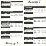 Various : Rampage! 9 (CD, Comp, Promo)