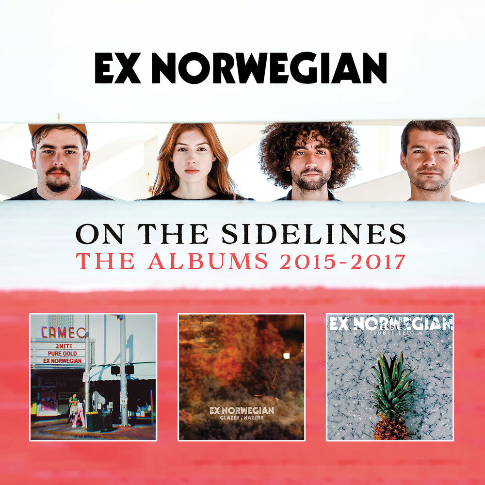 the album cover for Ex Norwegian - On The Sidelines: The Albums 2015-2017