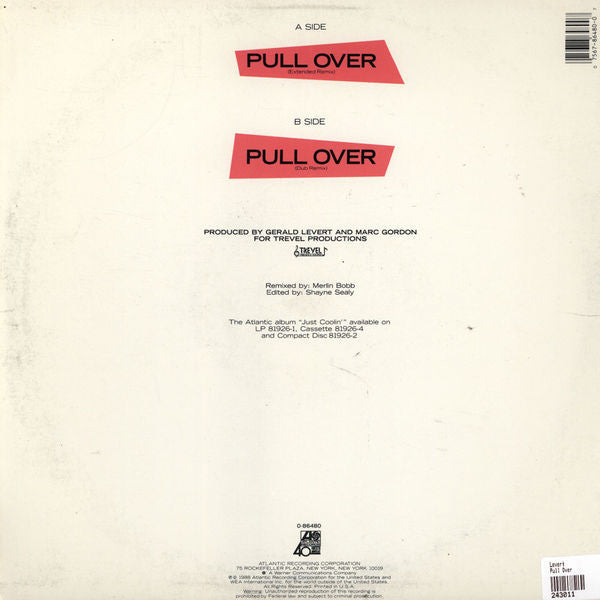 Levert : Pull Over (12")