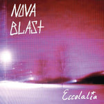 the album cover for Nova Blast - Eccolalia - Blue & Pink Vinyl