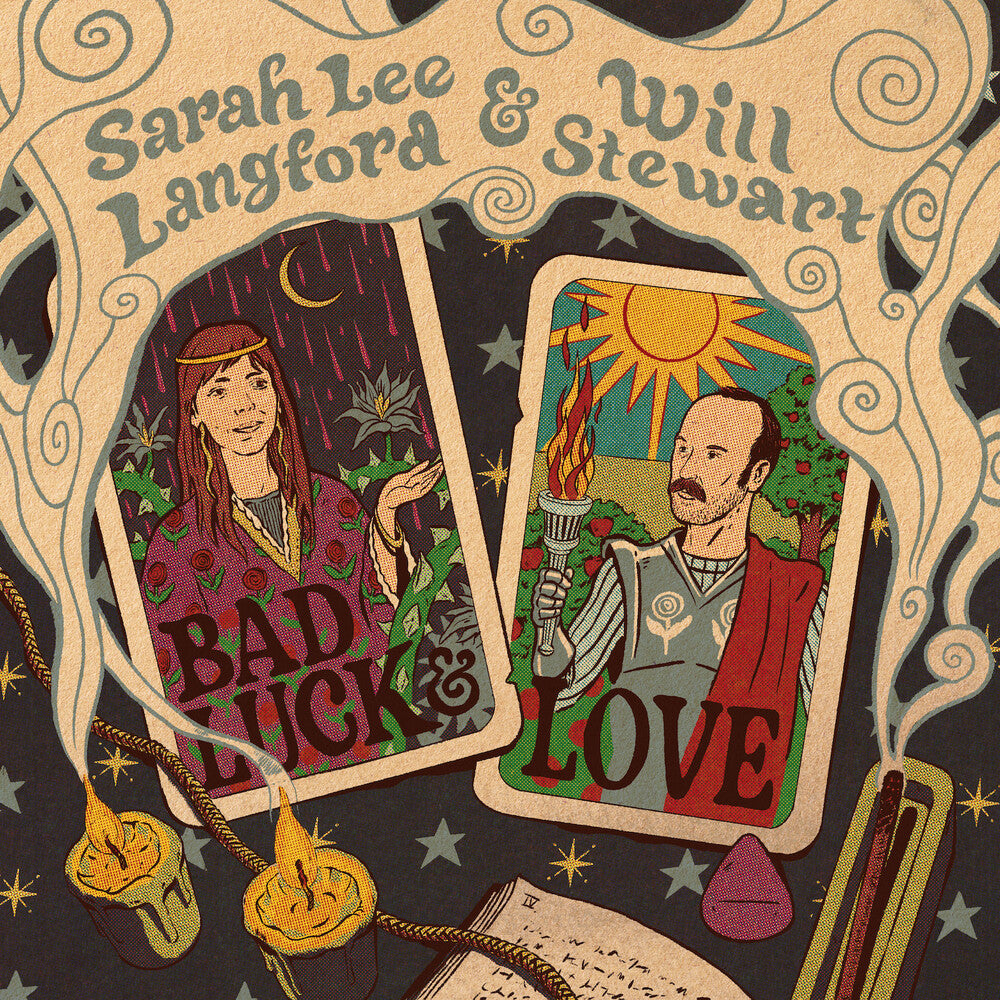 the album cover for Sarah Lee Langford & Will Stewart - Bad Luck & Love