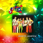 the album cover for Split Enz - Alive In America
