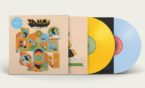 Santa Lucía - Utopía - Amarillo Pascua y Azul Bebé (Vinilo)