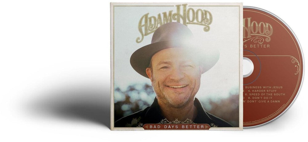 the album cover for Adam Hood - BAD DAYS BETTER