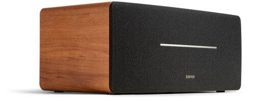 Altavoz estéreo de escritorio Edifier D12 con Bluetooth v5.0 de 70 vatios (marrón)