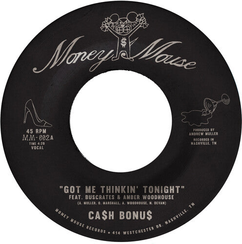 Bono de Ca$H - Me Tienes Pensando Esta Noche / Alegría y Dolor - Plata Metálica (Vinilo)