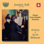 the album cover for Raff / Wikman - Piano Four-Hands Sonatas