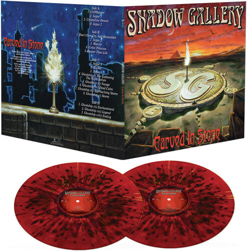 Shadow Gallery - Carved In Stone - Red/black Splatter (Vinyl)