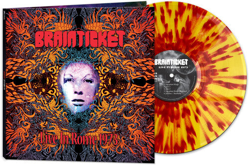 Brainticket - Live In Rome 1973 - Red/yellow Splatter (Vinyl)
