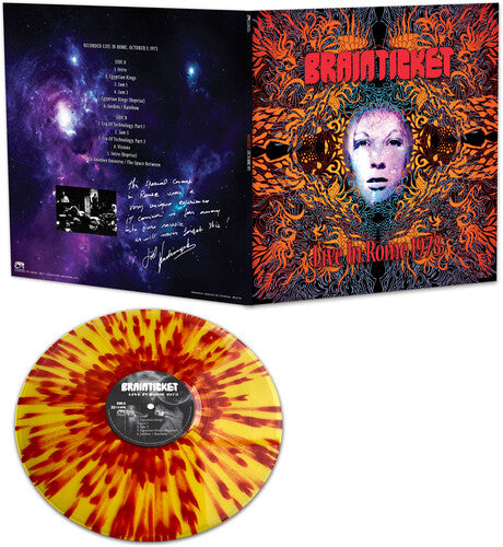 Brainticket - Live In Rome 1973 - Red/yellow Splatter (Vinyl)
