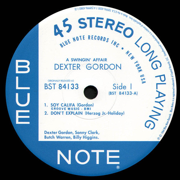 Dexter Gordon : A Swingin' Affair (2xLP, Album, Ltd, Num, RE, RM)