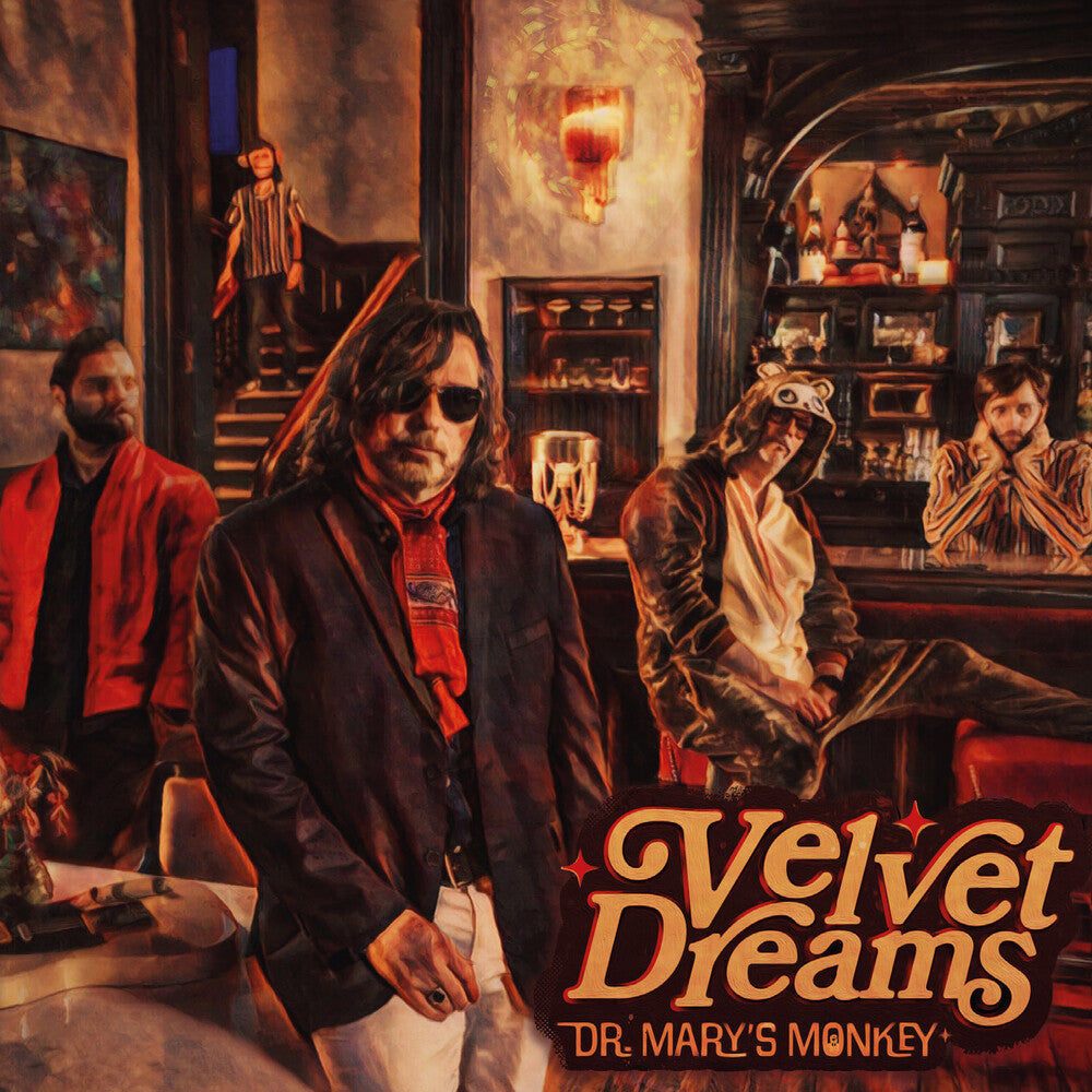 the album cover for Dr Mary's Monkey - Velvet Dreams (Uk)