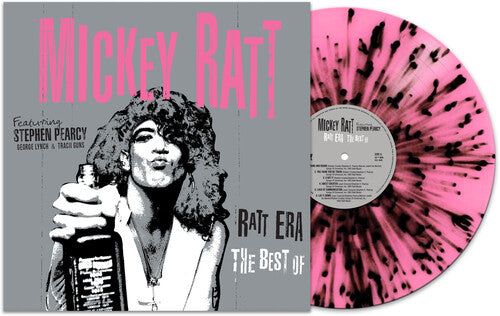 Mickey Ratt - The Best Of - Pink/black Splatter (Vinyl)