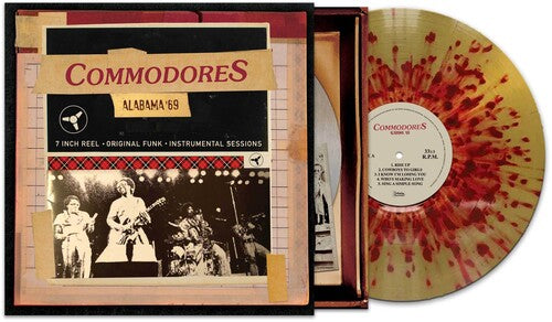 Commodores - Alabama '69 - Salpicaduras rojas y doradas (vinilo)