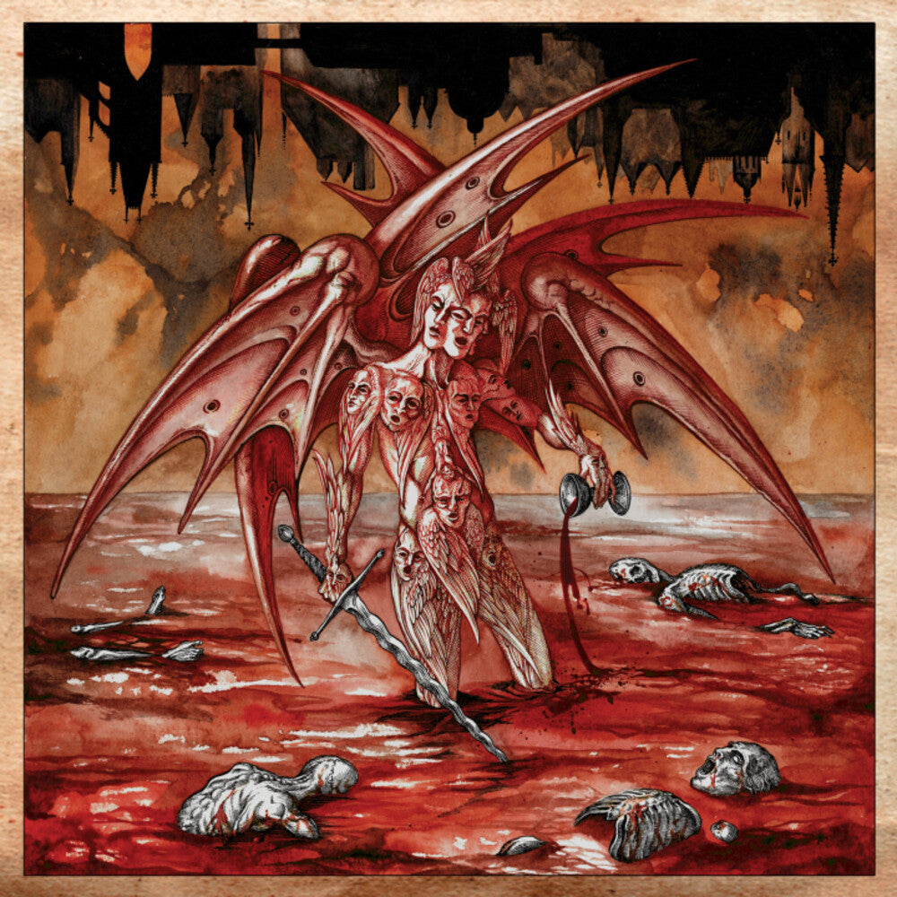 the album cover for Imprecation - In Nomine Diaboli