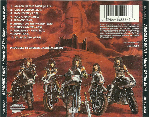 Armored Saint : March Of The Saint (CD, Album, RE)