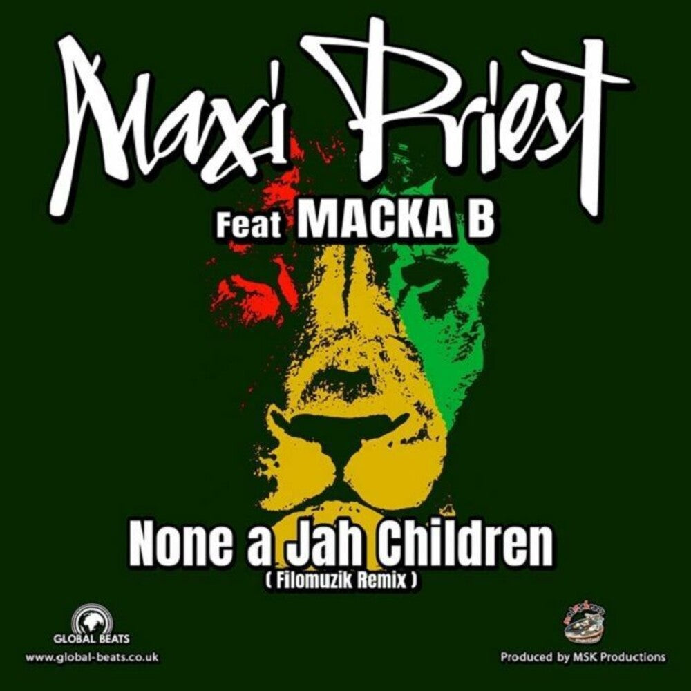 the album cover for Maxi Priest/ Macka B - None A Jah Children Remixes (Uk)