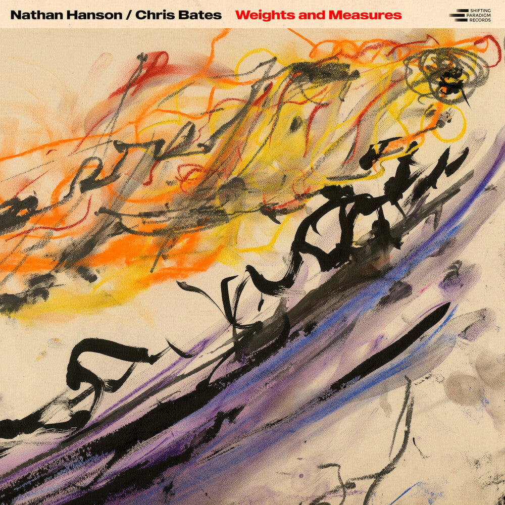 the album cover for Nathan Hanson & Chris Bates - Weights and Measures