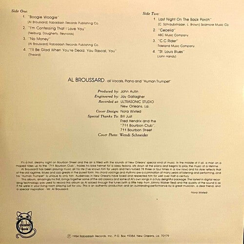 Al Broussard - Music of a Lifetime (Vinyl)