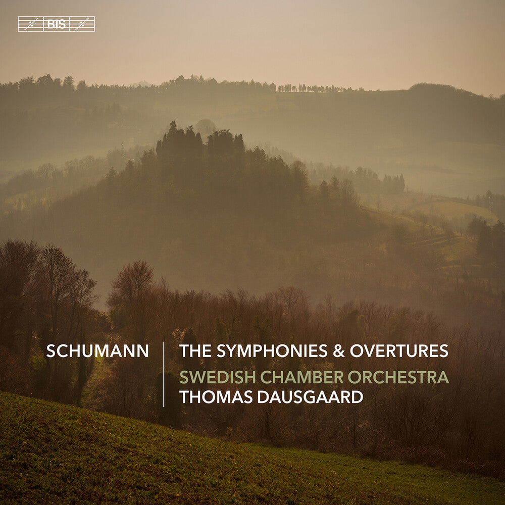 the album cover for Schumann / Swedish Chamber Orchestra - The Symphonies & Overtures