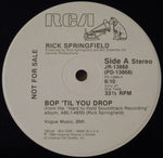 Rick Springfield : Bop 'Til You Drop (12", Promo)