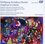 the album cover for W.A. Mozart - Vesperae Solennes de Dominica