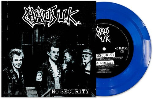 Chaos UK - No Security - ブルー (ビニール盤)