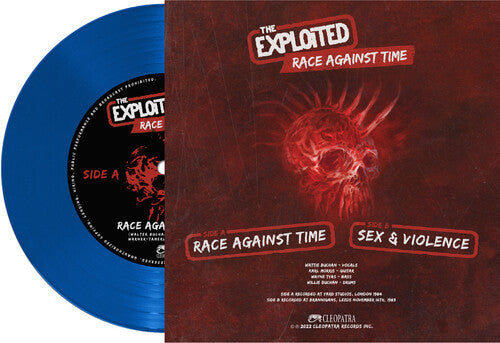 The Exploited - Race Against Time - Blue (Vinyl)