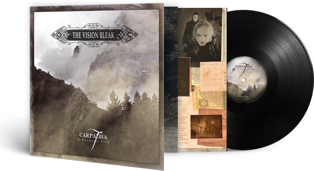the album cover for Vision Bleak - Carpathia (Blk) (Gate)