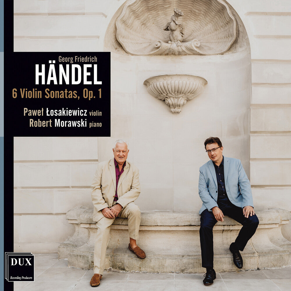 the album cover for Georg HandelFriedrich - Sonatas For Violin & Piano