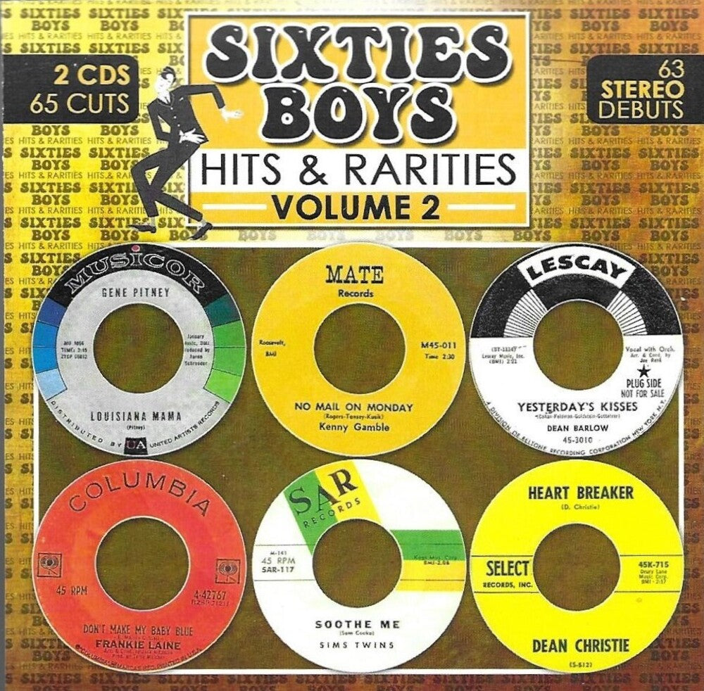 the album cover for Sixties Boys-Hits & Rarities 2 / Various - Sixties Boys-Hits & Rarities 2 / Various