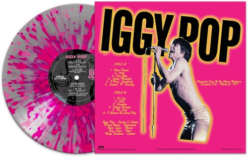 Iggy Pop - Iggy & Ziggy - Cleveland '77 - Silver/pink Splatter (Vinyl)