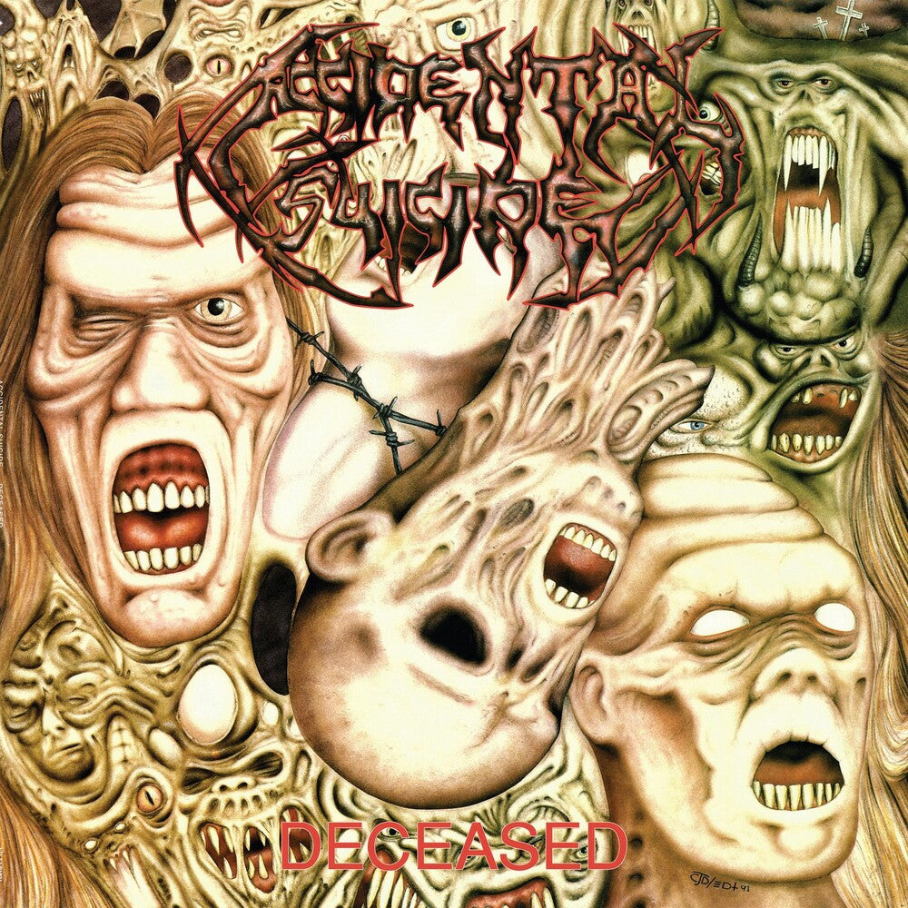 the album cover for Accidental Suicide - Deceased
