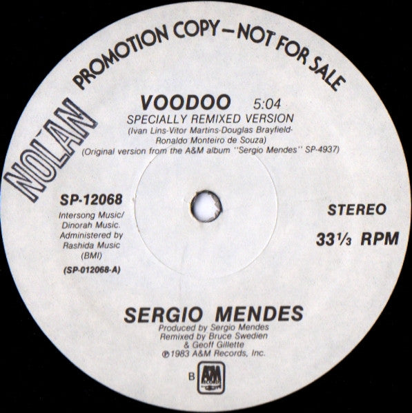 Sergio Mendes* : Voodoo (12", Promo)