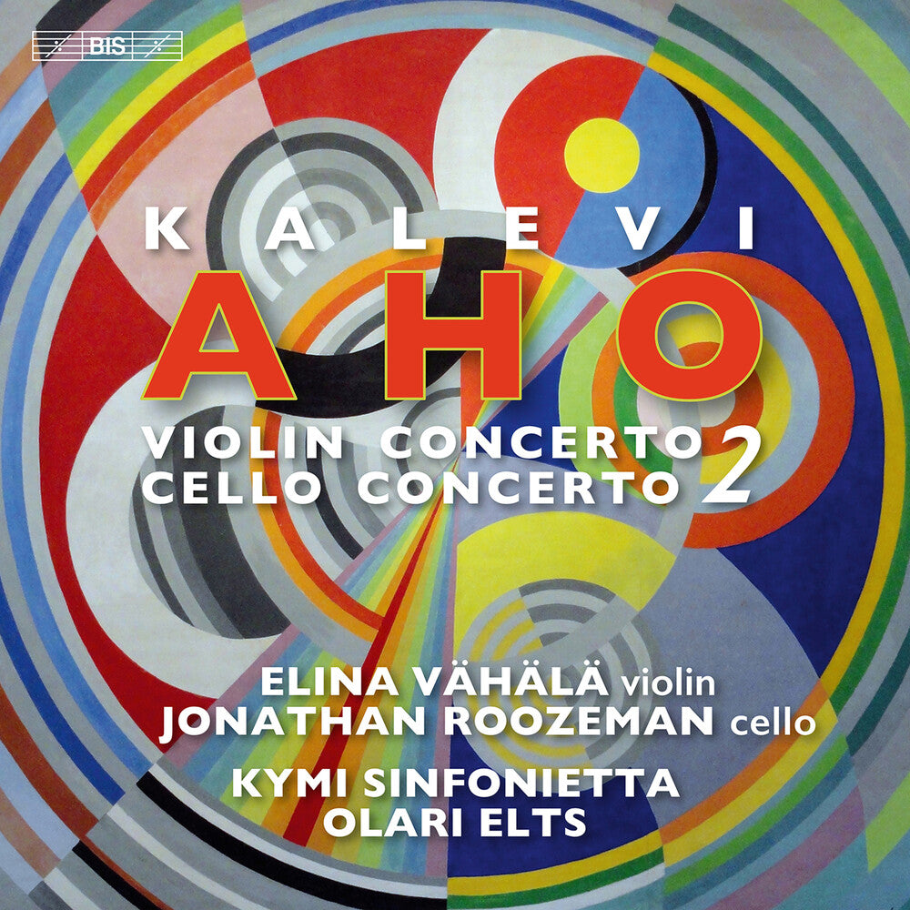 the album cover for Aho / Vahala / Roozeman - Concertos For Violin & Cello