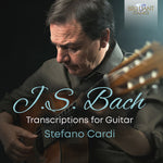 the album cover for Bach / Cardi - Transcriptions For Guitar