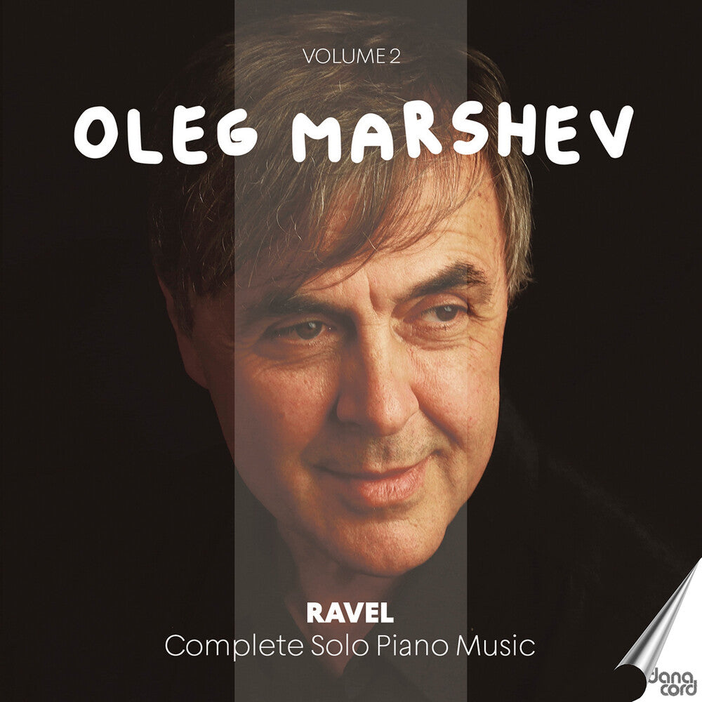 the album cover for Ravel / Marshev - V2: Complete Solo Piano Music