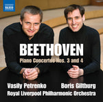 the album cover for Beethoven / Giltburg / Petrenko - Piano Concertos Nos. 3 & 4