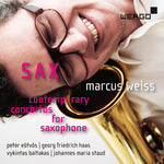the album cover for Baltakas / Weiss / Anzellotti - Sax